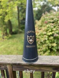 Vintage Steel Oxford Single sculls Antique Coxswain Old Megaphone College Rowing