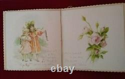 Vintage Victorian Card/Booklet Old Love Story