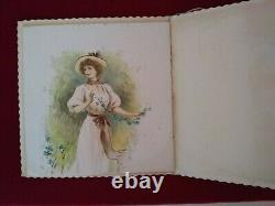 Vintage Victorian Card/Booklet Old Love Story