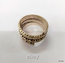 Vintage antique ethnic tribal old silver ring coil ring traditional jewellery