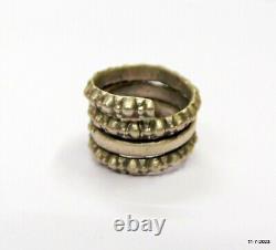 Vintage antique ethnic tribal old silver ring coil ring traditional jewellery