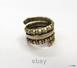 Vintage antique ethnic tribal old silver ring coil ring traditional jewellery