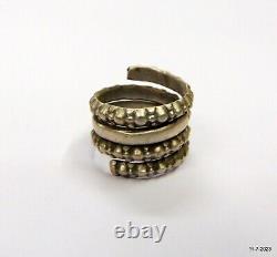 Vintage antique ethnic tribal old silver ring coil ring traditional jewellery