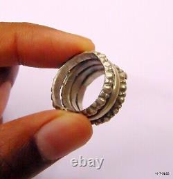 Vintage antique ethnic tribal old silver ring coil ring traditional jewellery