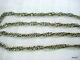 Vintage Antique Tribal Old Silver Chain Necklace Disco Chain Jewelry
