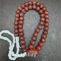Vintage old beads antique Indo Tibetan Himalayan Tibetan carnelian necklace