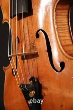 Violin Old Fiddle Vintage Antique Restored Labeled Stradivarius 1736