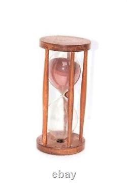 Wooden 48 Minutes Sand Clock Old Vintage Antique Rare Decorative Collectible G-1