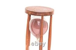 Wooden 48 Minutes Sand Clock Old Vintage Antique Rare Decorative Collectible G-1