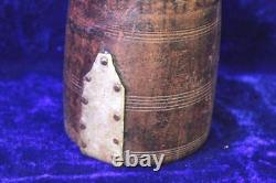 Wooden Flower Pot 1900 Old Vintage Antique Home Decor Collectible