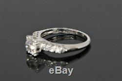 12500 $ Vintage Gia Platinum 1.13ct Old Cut Diamond Engagement Européen Bague 6