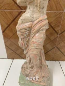 18 Vieille Ancienne Céramique Vintage Belle Statue Statue Figurine Idol