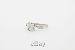 1930 Antique 15 000 $ 1.70ct Old Euro Diamond Platinum Wedding Ring
