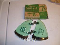 1950' Vintage Original Nos Rowse Air Frais De Fenêtre D'aile Breezies Vieille Hot Rod Rat