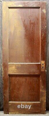 5 portes intérieures en bois anciennes, vintage et récupérées, avec 2 panneaux de 30x78