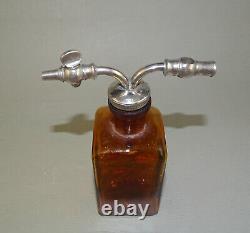 Ancien Chiloforme Chirurgical Médical Ancien Dripping Drip Amber Bouteille Anesthésie