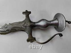 Ancien Vintage Damascus Nagni Épée Curvée Fabriquée À La Main Vieille Collection Rare