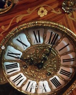 Ancienne Ancienne Franz Hermle Laiton Horloge Impériale