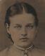 Ancienne Photo Vintage En Ferrotype D'une Belle Jeune Demoiselle Adolescente Avec Une Broche Camée