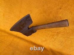 Antique Main Forgé Goose Wing Axe Broad Hewing Vintage Goosewing Ancien Outil