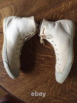 Antique Old Vintage Mint Basketball Chaussures Mint Sneakers Keds 8.5 Haut Top