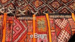 Berbère Vintage Marocaine Tapis -old Style Kilim-kilim Tapis Plat Woven- 7'10 '' / 5'8'