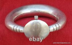 Bracelet Bangle en argent ancien tribal vintage de l'Inde