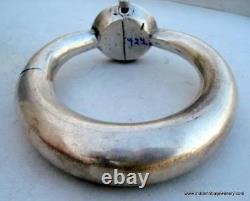 Bracelet Bangle en argent ancien tribal vintage de l'Inde