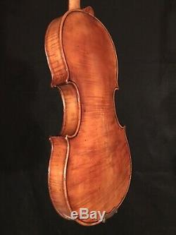 C. 1920 John Juzek 4/4 Pleine Violon Vintage Antique Fiddle