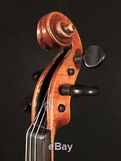 C. 1920 John Juzek 4/4 Pleine Violon Vintage Antique Fiddle