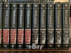 Encyclopédie Britannica Vintage 1990 15ème Édition 35 Black Books Old Antique Vtg