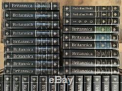 Encyclopédie Britannica Vintage 1990 15ème Édition 35 Black Books Old Antique Vtg