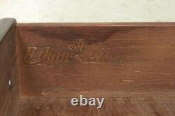 Ethan Allen Old Tavern Antiqued Pine Secrétaire Avec Bibliothèque Cabinet #12- 9512