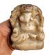 Figure / Statue En Marbre Antique Ancien Et Vintage Sculpté à La Main De Dieu Ganesha Des Années 1850