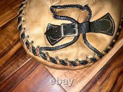 Gant de baseball de receveur Vintage en cuir de cheval SPALDING des années 1920
