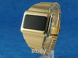Gold Elvis Watch 1 Old Vintage 1970 Style Led LCD Digital Rare Retro Omeg@ Tc2