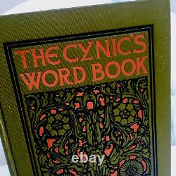 Le Dictionnaire du Cynique - 1ère édition 1906 par Ambrose Bierce - Ancien, Vintage, Antiquité - WOW
