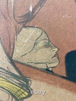 Lithographie impressionniste française d'Antiquités Vintages et anciennes de Paris, Toulouse Lautrec