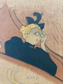 Lithographie impressionniste française d'Antiquités Vintages et anciennes de Paris, Toulouse Lautrec