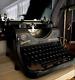 Machine à écrire Rheinmetall Ancienne Extrêmement Rare Vintage Antique Années 1920 Allemagne Pré-guerre