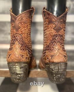 Old Gringo Rare Vintage Rodeo Brown Cowgirl Bottes De L'ouest Taille 8 B