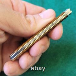 Old Vintage Antique Simmons Keen Kutter Bone Stag Pen Pocket Couteau De Poche