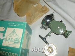 Old Vintage Enregistrement 400 Boîte De Bobines De Spinning Spéciale Non Utilisée Made In Switzerland Mint