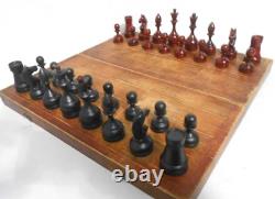 Rare Urss Chess Soviétique 1940s Tournoi Vintage En Bois Ancien Russe 9c