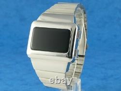 Silver Elvis Watch 1 Old Vintage 70s Style Led LCD Digital Rare Retro Omeg@ Tc2