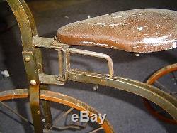 Tricycle Ancienne Qualité Musée Vintage Antique Le Plus Ancien Que Je Aie Jamais Vu 3 Trois Roues