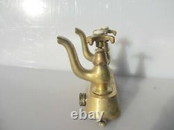 Victorian Brass Sink Mixer Robinets Bec Français Bath Basin Old Antique Vintage