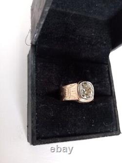 Vieille Mine Brillant 3.02 Carat Antique Diamond Men's-unisex Victorian Ring
