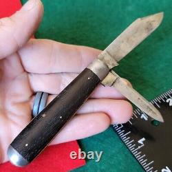 Vieux couteau de poche pliant Hibbard Spencer Bartlett OVB, d'époque et d'antiquité