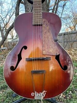 Vintage 1958 Vieux Kraftsman Archtop Guitare
